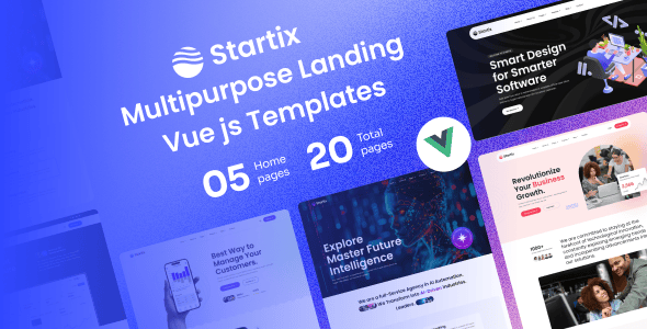 Startix 多用途落地页 Vue 模板