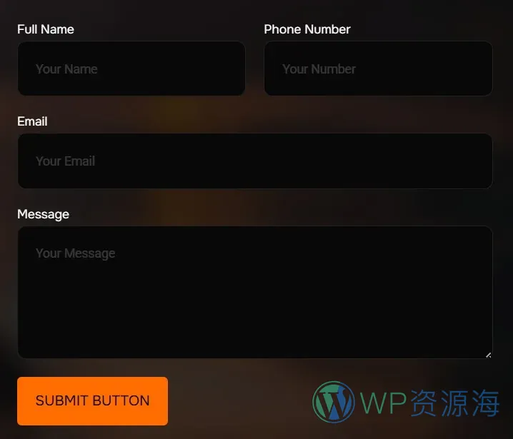 皮划艇水上运动Elementor网站模板_一键导入快速建站插图7-WP资源海 运动/健身 Elementor 模板联系表单预览