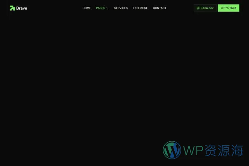 网页开发者作品集Elementor网站模板_一键导入快速建站插图6-WP资源海 软件/开发 Elementor 模板页眉预览