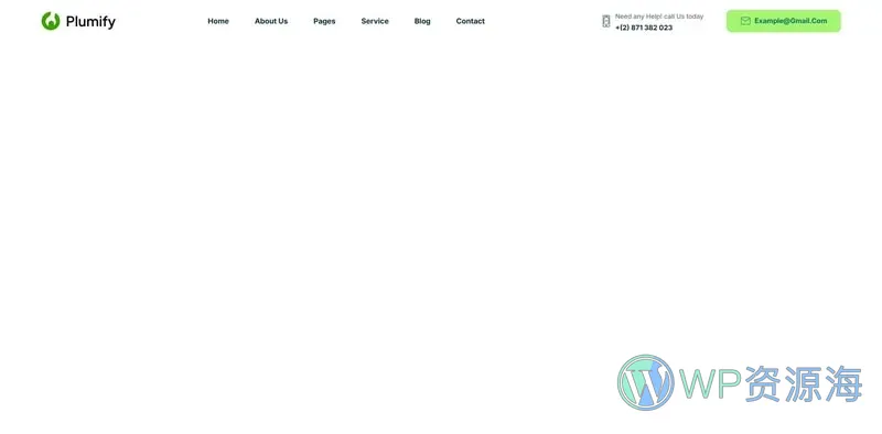 管道维修服务Elementor网站模板_一键导入快速建站插图5-WP资源海 维修 Elementor 模板页眉预览