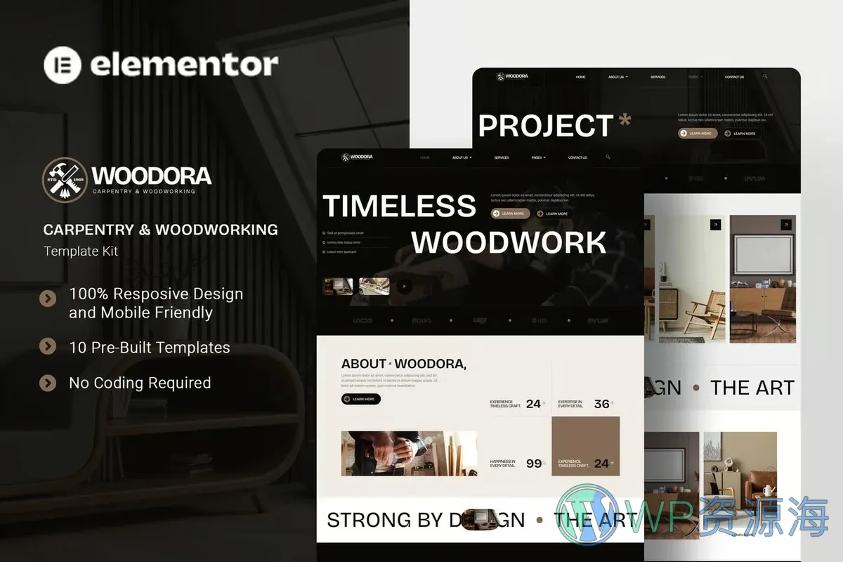 装修 Elementor 网站模板封面