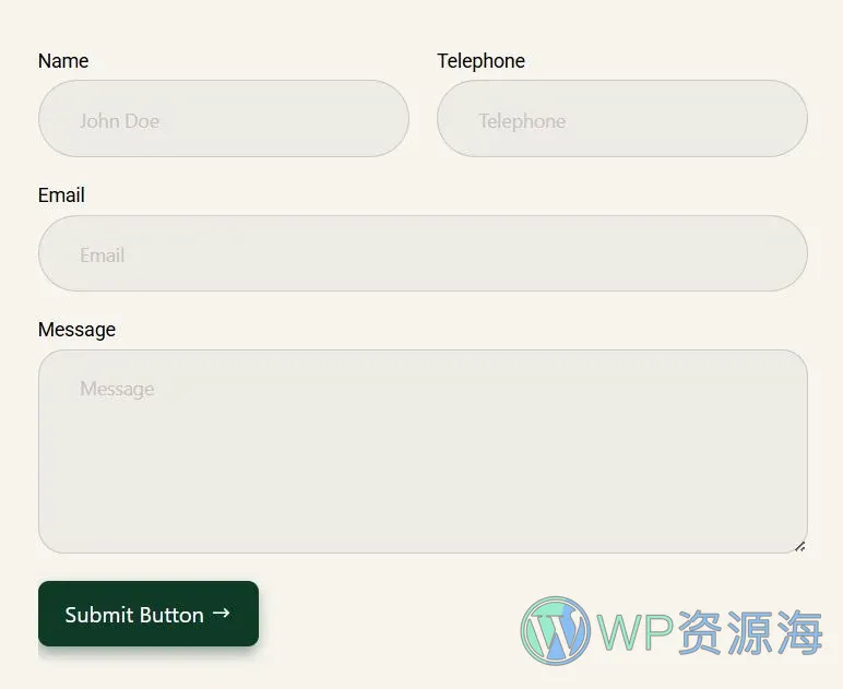 商业咨询Elementor网站模板_一键导入快速建站插图7-WP资源海 服务/咨询 Elementor 模板联系表单预览
