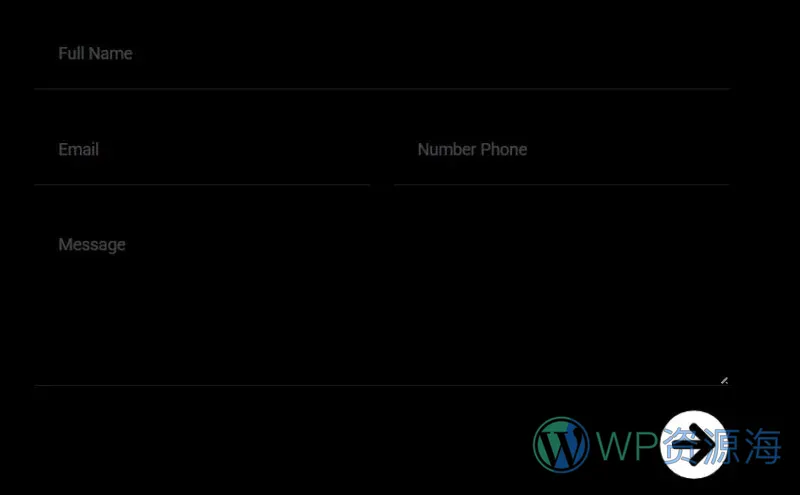 艺术设计Elementor网站模板_一键导入快速建站插图7-WP资源海 艺术/设计 Elementor 模板联系表单预览