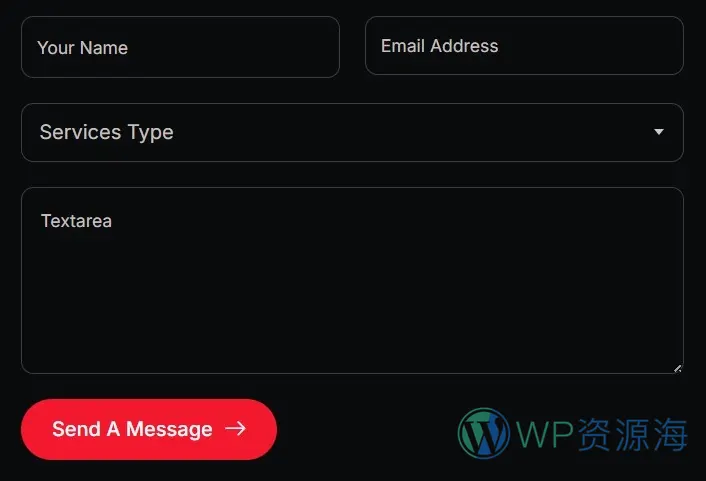 Carden 汽车维修与养护Elementor网站模板_一键导入快速建站插图2-WP资源海 维修 Elementor 模板联系表单预览