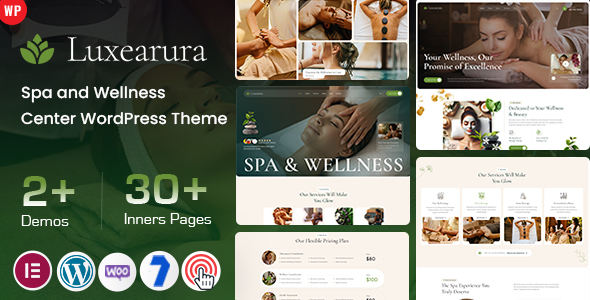 Luxearura 水疗与健康中心 WordPress 主题