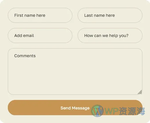 装修 Elementor 模板联系表单预览