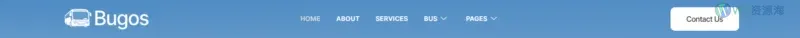 交通工具 Elementor 模板页眉预览
