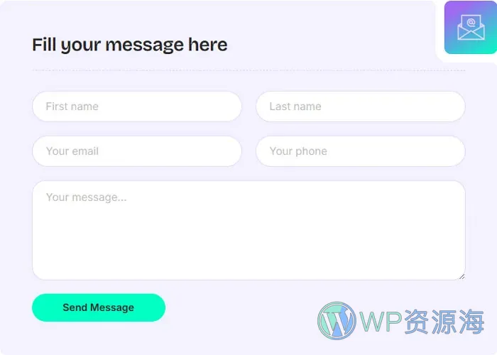 播客与电台流媒体Elementor网站模板_一键导入快速建站插图6-WP资源海 多媒体 Elementor 模板联系表单预览