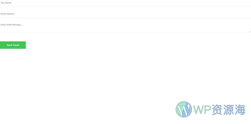 保洁 Elementor 模板联系表单预览