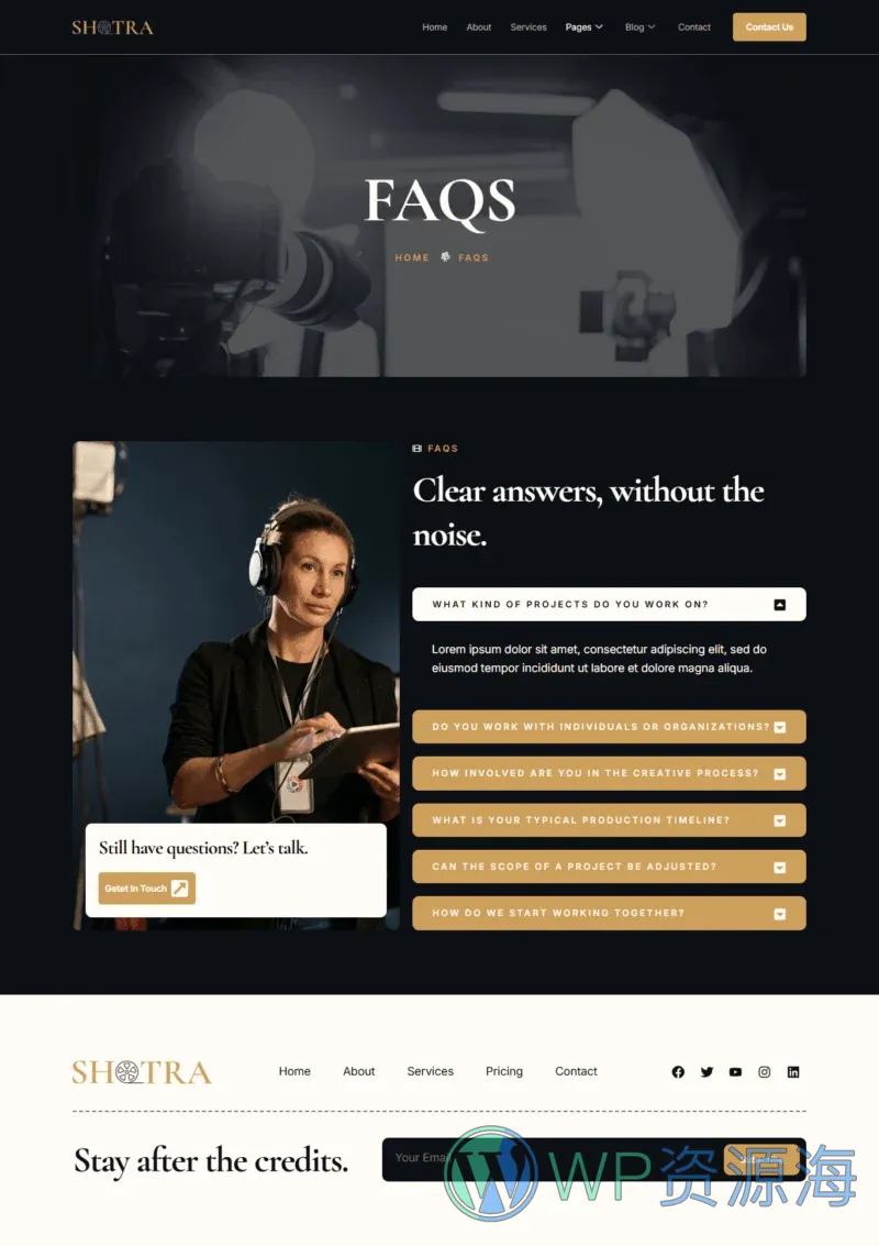 多媒体 Elementor 模板常见问题预览