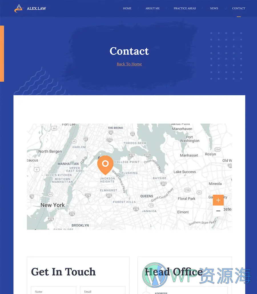 Alex Law Contact Page