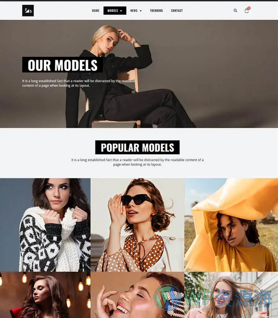 Fashion and Modeling Our Model Page