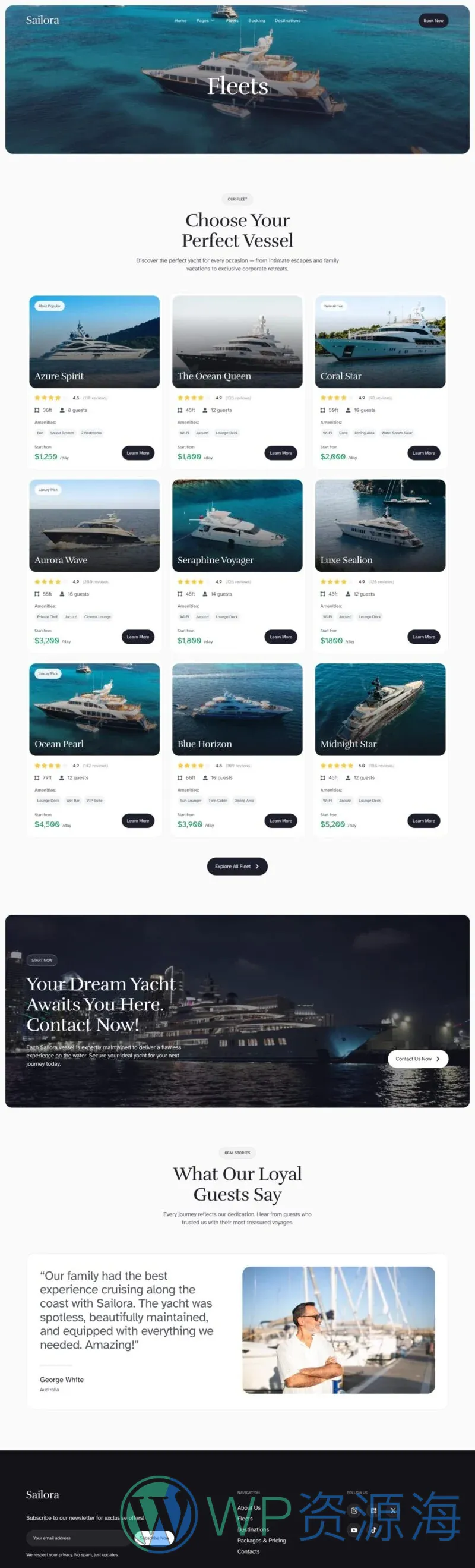 户外/旅行 Elementor 模板车型展示预览