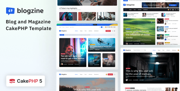 Blogzine 博客杂志 HTML 模板