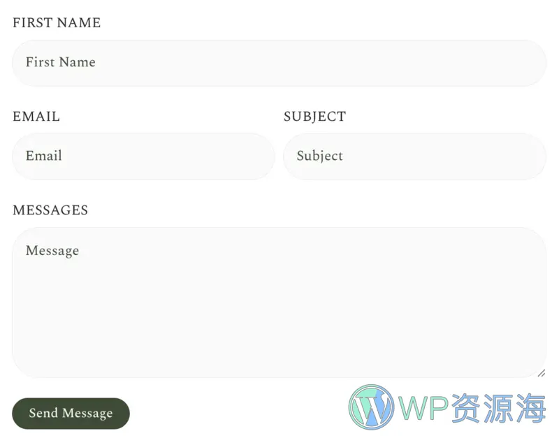 书籍/小说 Elementor 模板联系表单预览