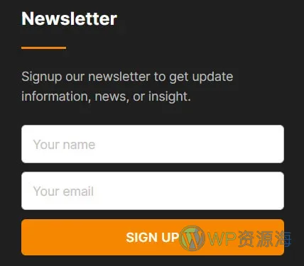 建筑/地产 Elementor 模板表单预览