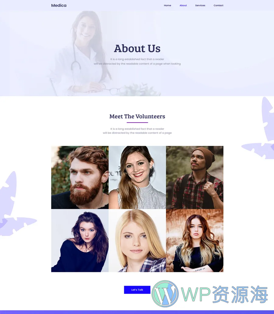 Medica About Us Page For Gutenberg