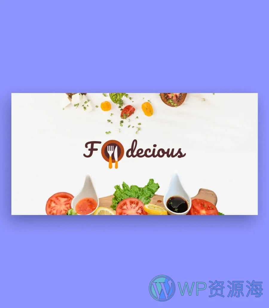 餐饮Elementor网站模板_一键导入快速建站插图8-WP资源海 Foodiecious Header