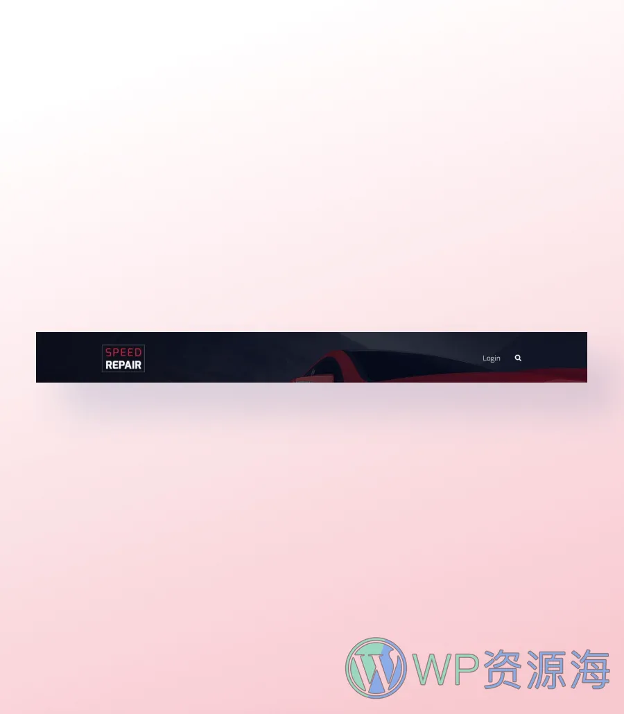 汽车配件商城Elementor网站模板_一键导入快速建站插图6-WP资源海 Speed Repair Header Section