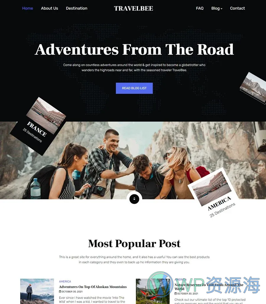 TravelBee Home Page