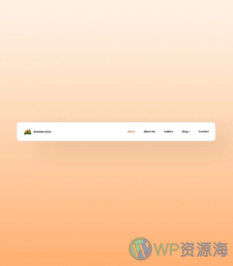 SummerJoy Header Section For Gutenberg