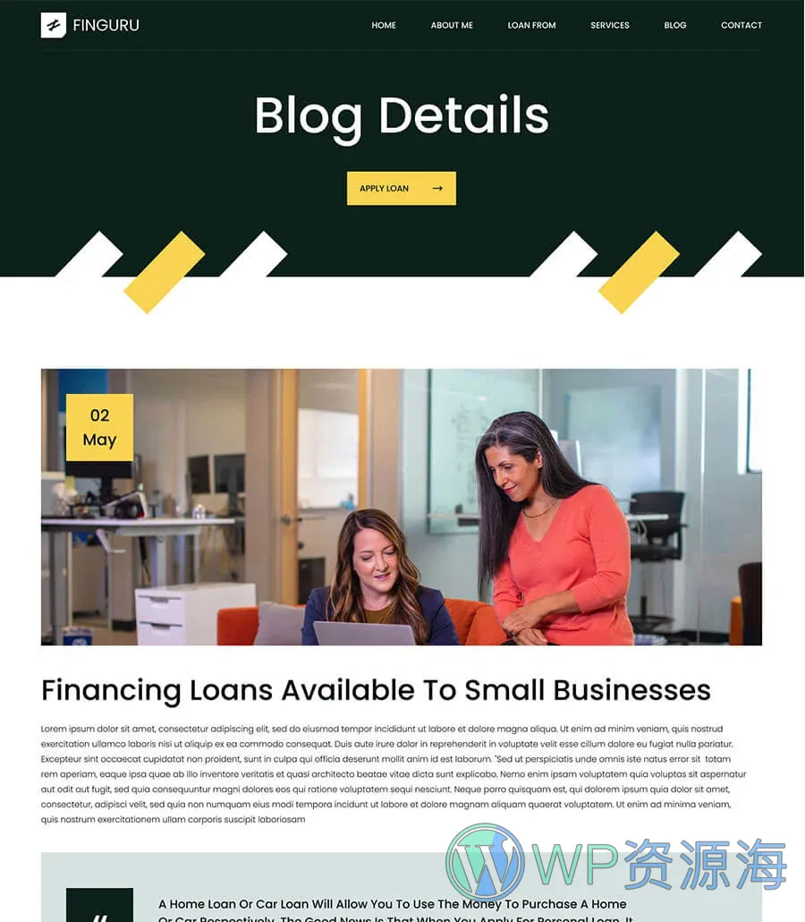 FinGuru Single Post Page