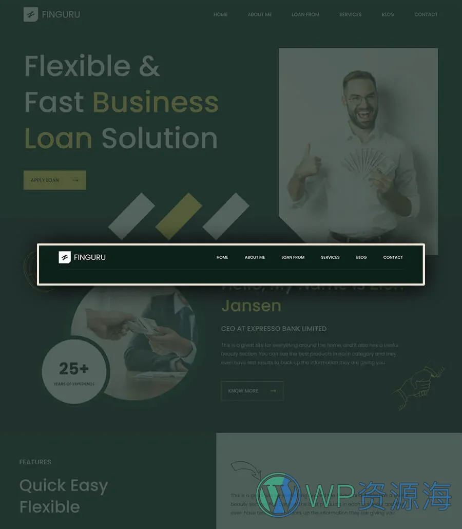 FinGuru Header