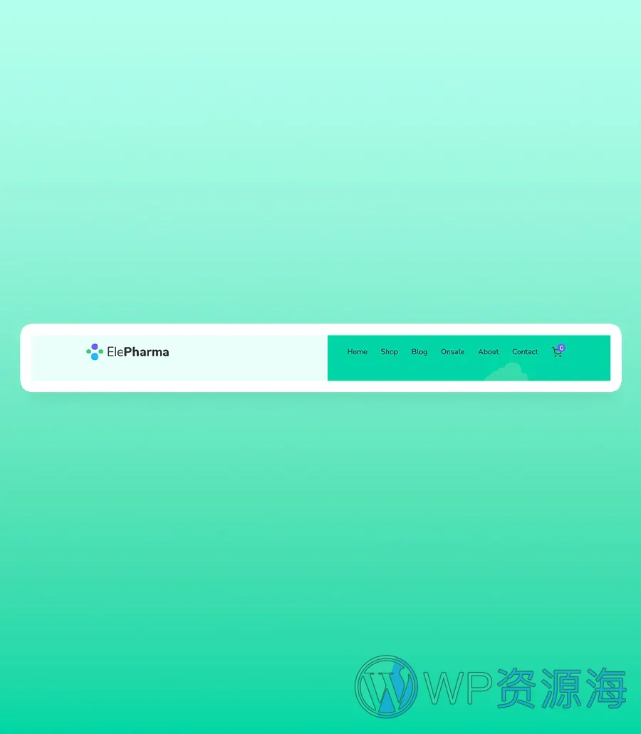 快速建站Gutenberg网站模板_一键导入快速建站插图10-WP资源海 ElePharma Header Section For Gutenberg