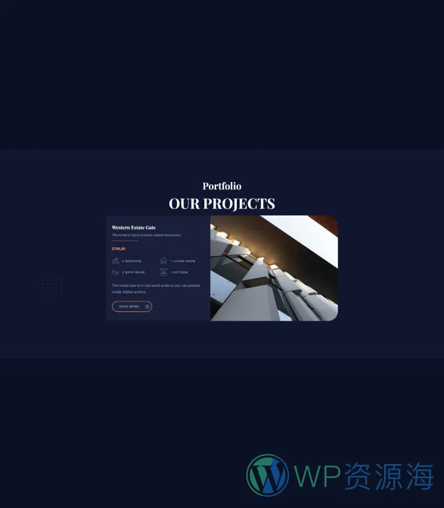 家具商城 一键速建Gutenberg网站模板_一键导入快速建站插图10-WP资源海 Woodie Projects Section For Gutenberg