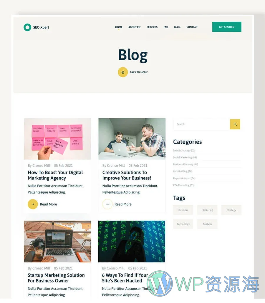 SEO Xpert Blog Page