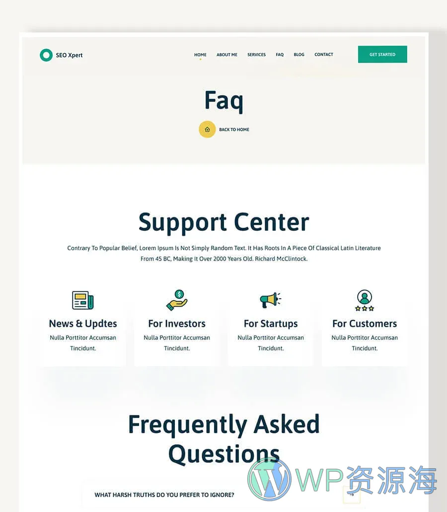 SEO Xpert Services Page