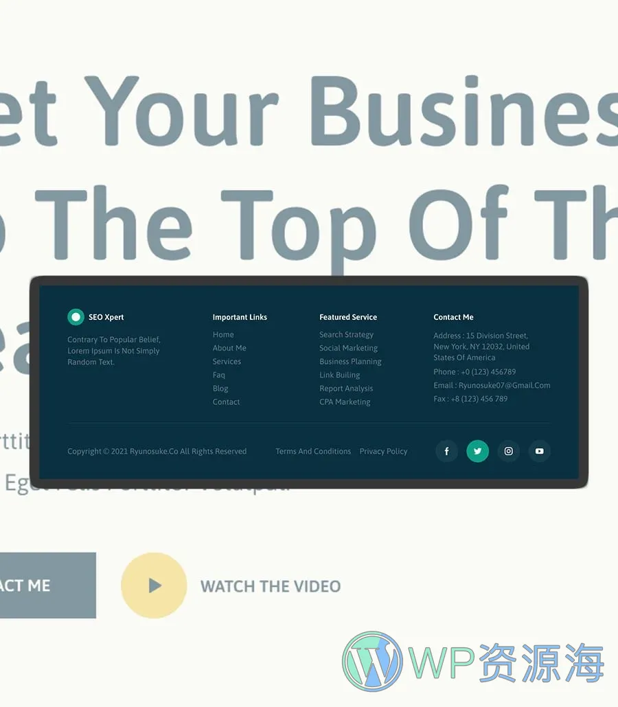 SEO Xpert Footer