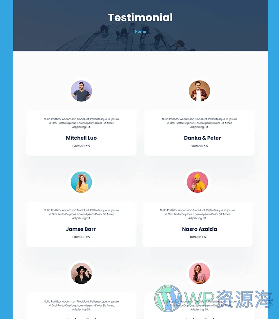 清洁服务整站Elementor网站模板_一键导入快速建站插图8-WP资源海 Cleano Testimonial Page