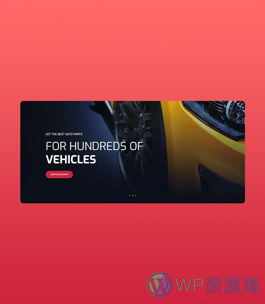 汽车配件商城Elementor网站模板_一键导入快速建站插图2-WP资源海 Speed Repair Banner Section