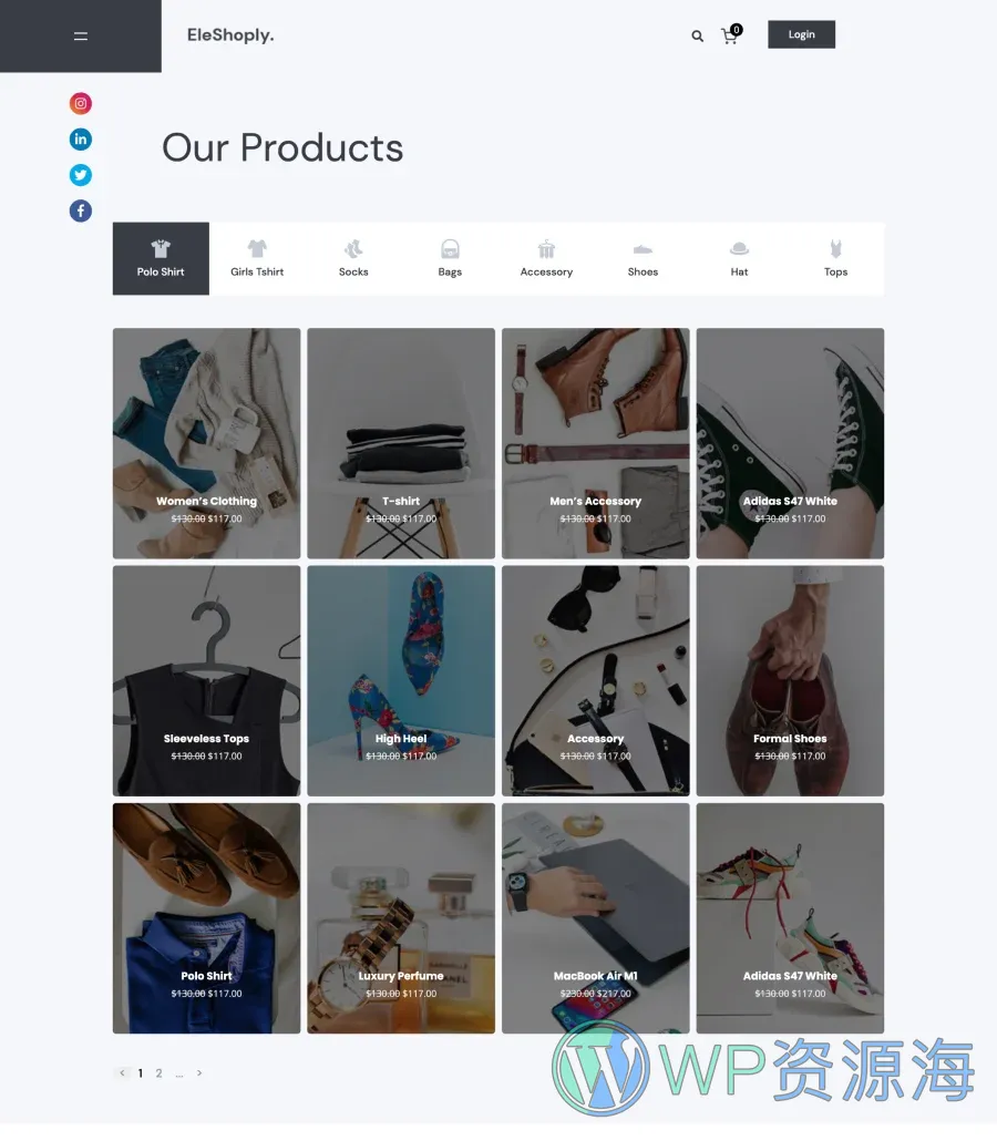 EleShoply Product Page For Gutenberg