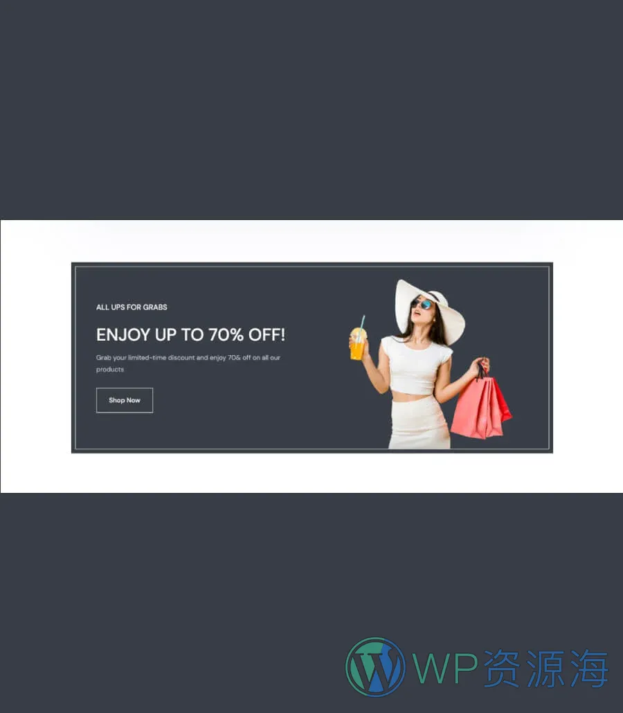 EleShoply CTA Section For Gutenberg