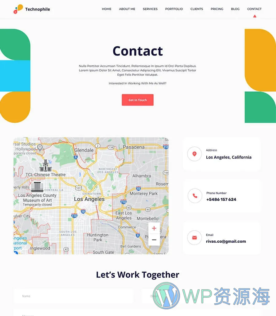 Technophile Contact Page