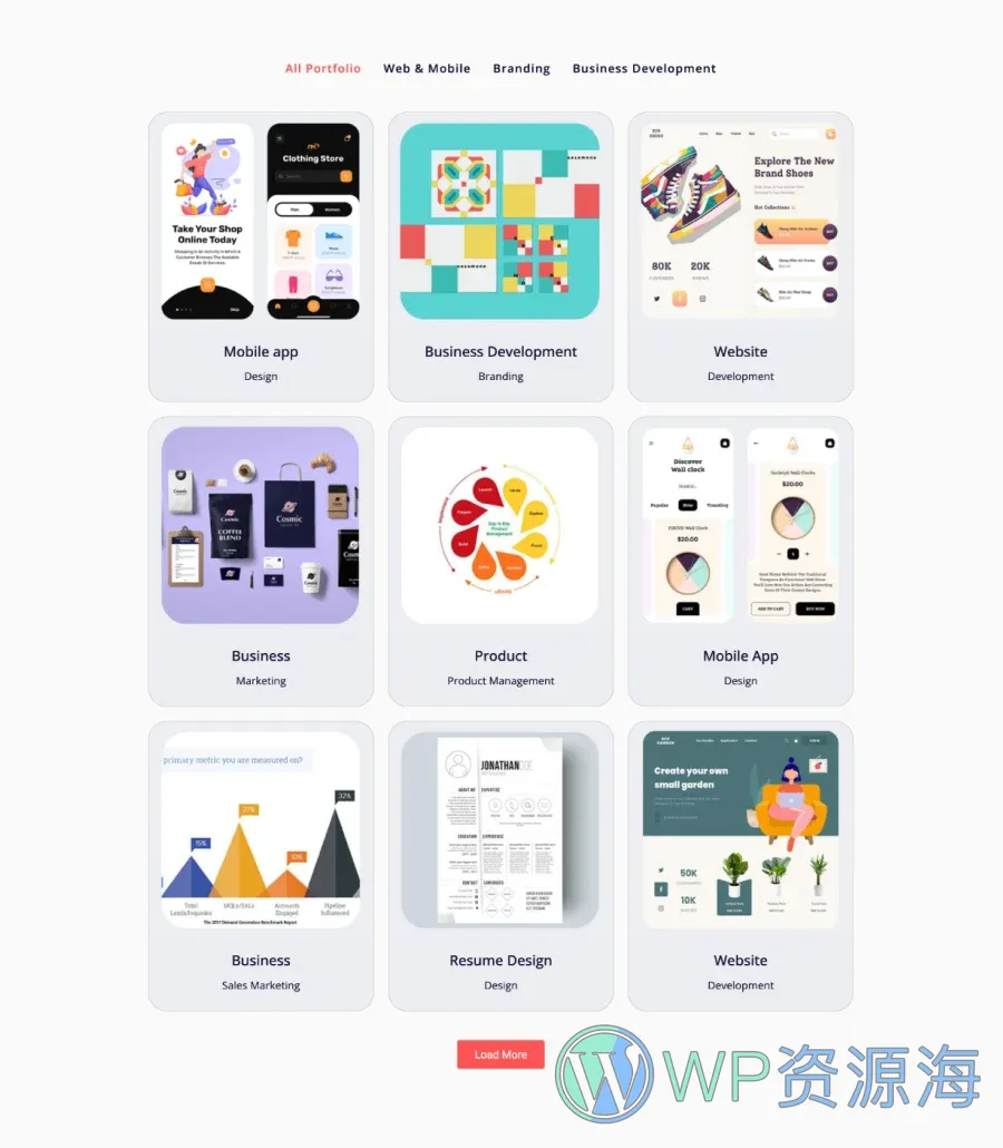 Technophile Portfolio Section