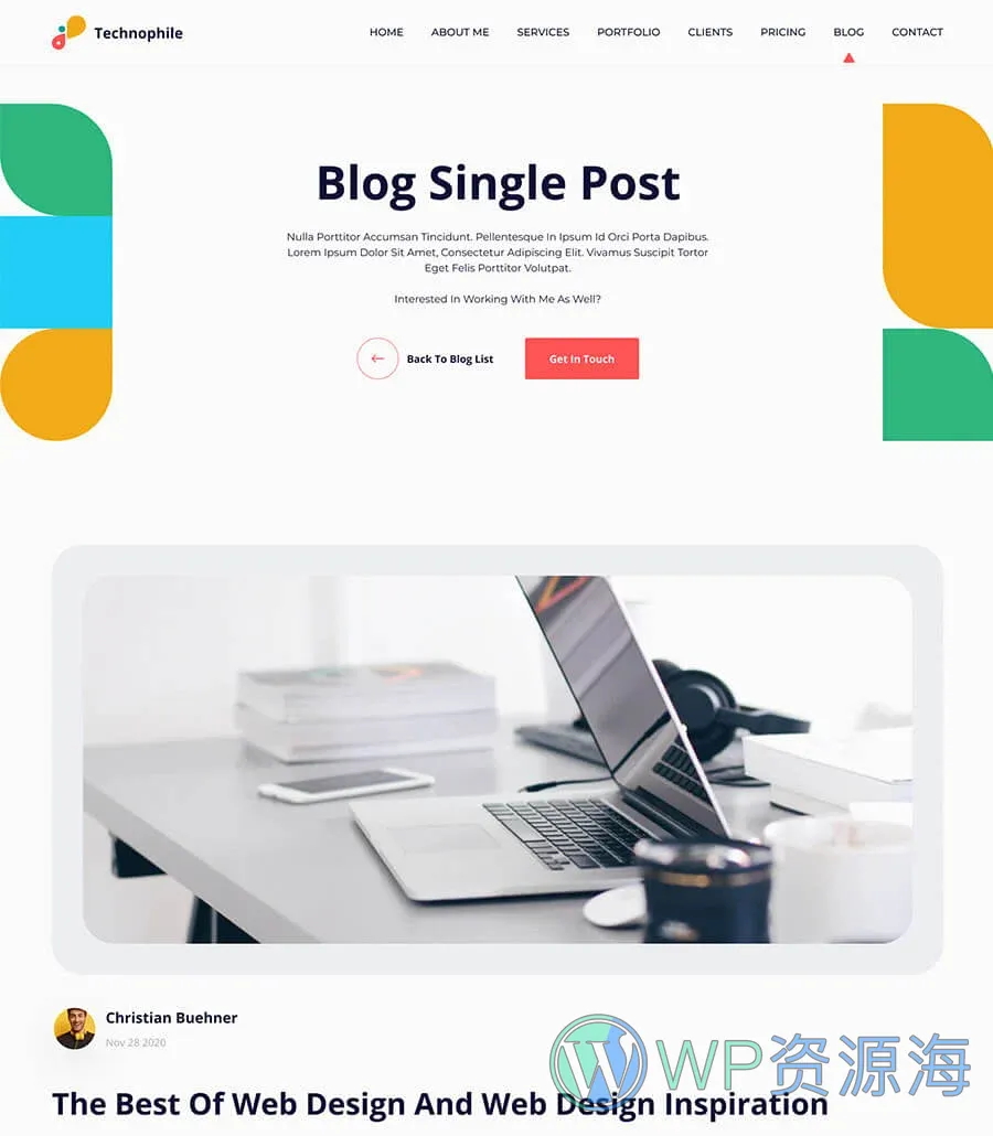 Technophile Single Post Page