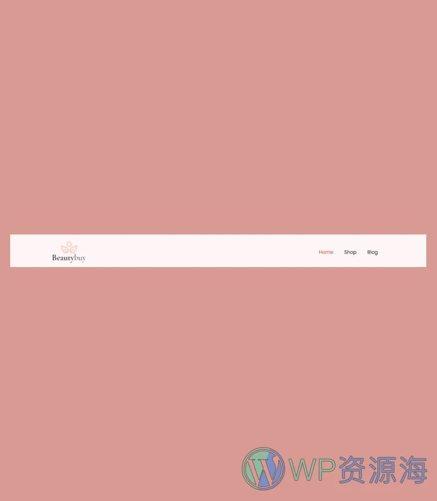 美容化妆品Gutenberg网站模板_一键导入快速建站插图6-WP资源海 BeautyBuy Header Section For Gutenberg