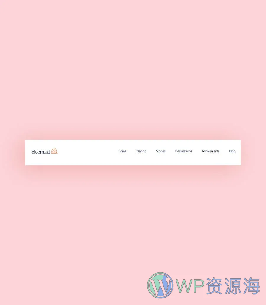 eNomad Header Section For Gutenberg