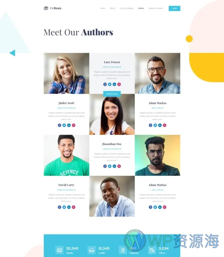 EleBrary Author Page