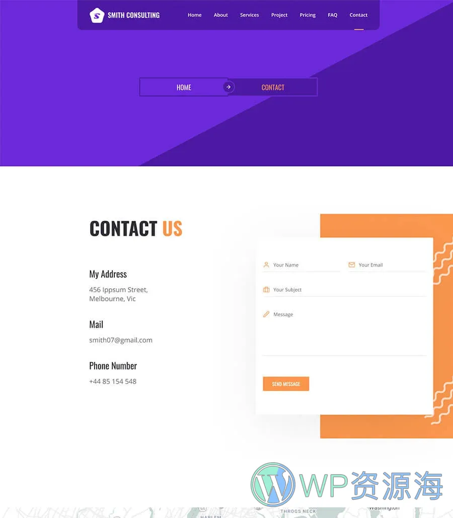 Smith Consulting Contact Page