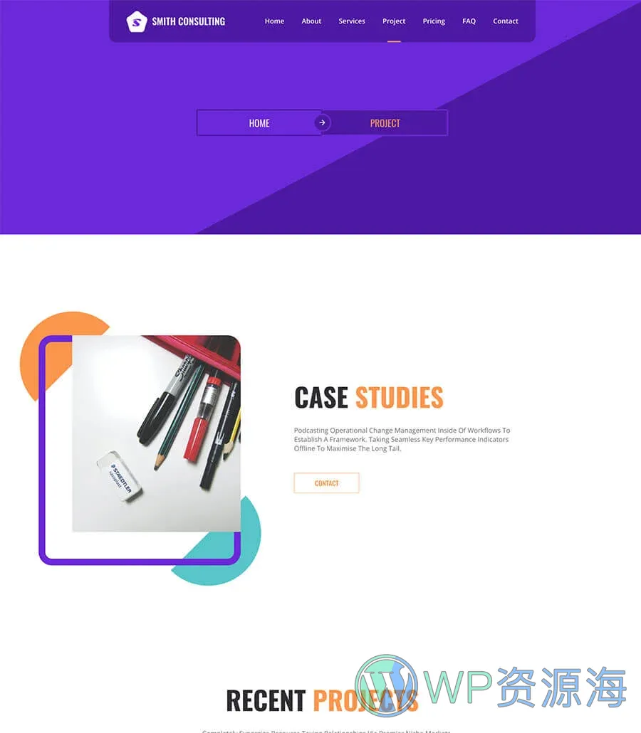 Smith Consulting Projects Page