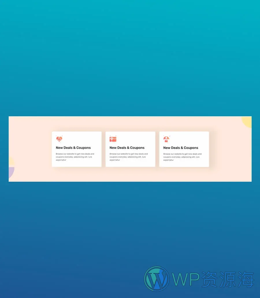 CrunchDealz Info Section For Gutenberg