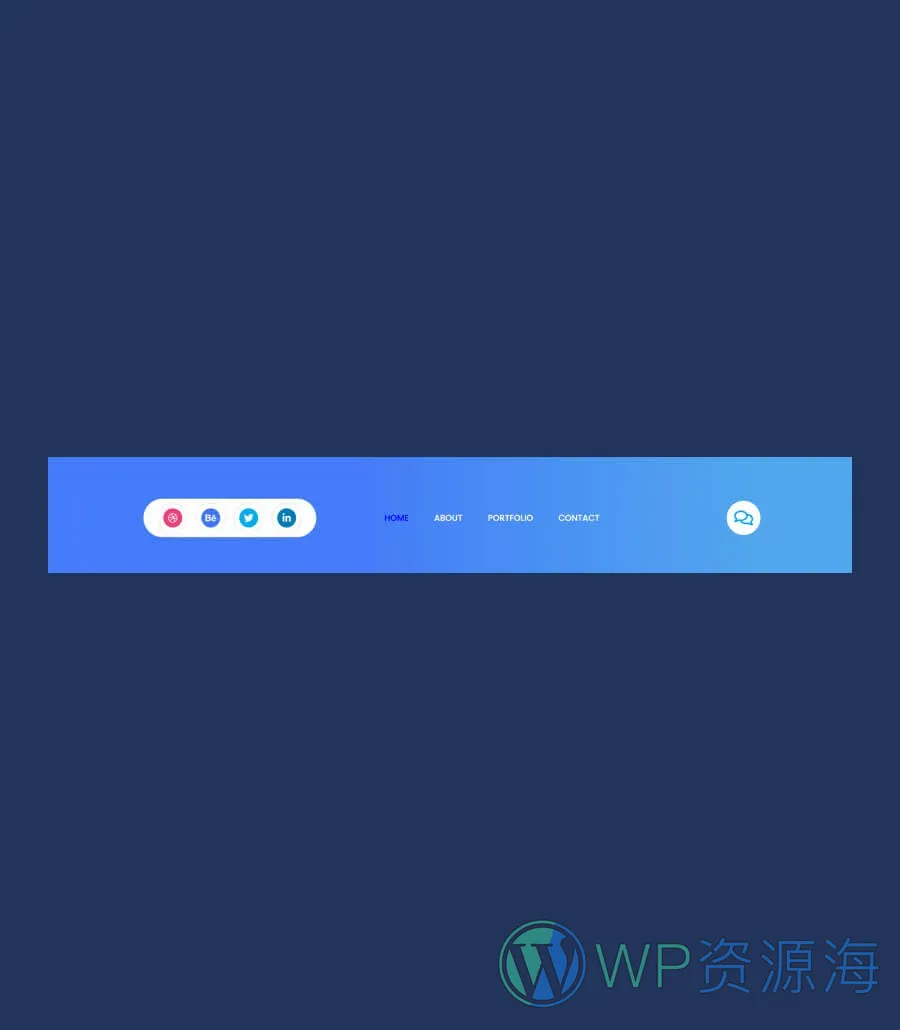 简历作品集Gutenberg网站模板_一键导入快速建站插图9-WP资源海 CVTemple Footer Section For Gutenberg