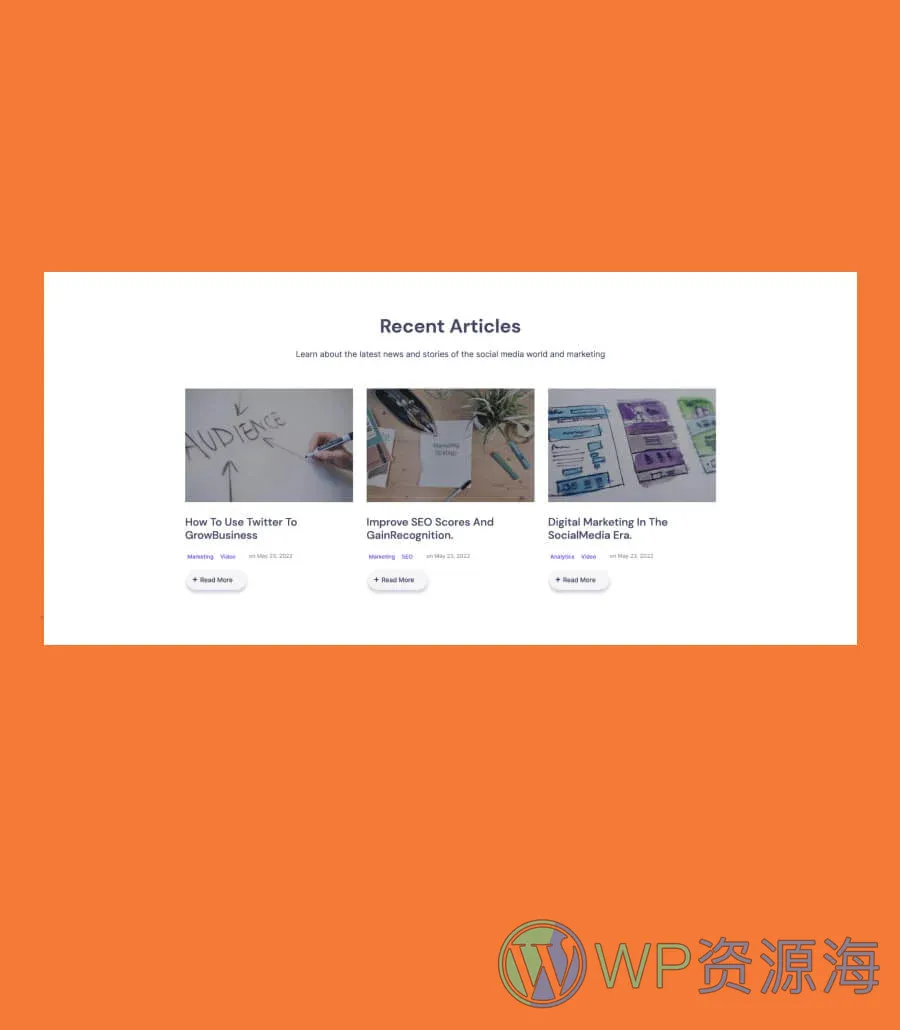 DigiMarketer Blog Section For Gutenberg