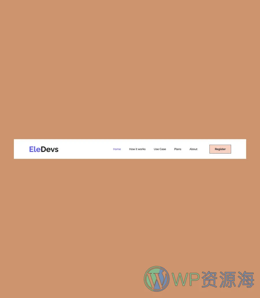 软件开发企业Gutenberg网站模板_一键导入快速建站插图2-WP资源海 EleDevs Header Section For Gutenberg