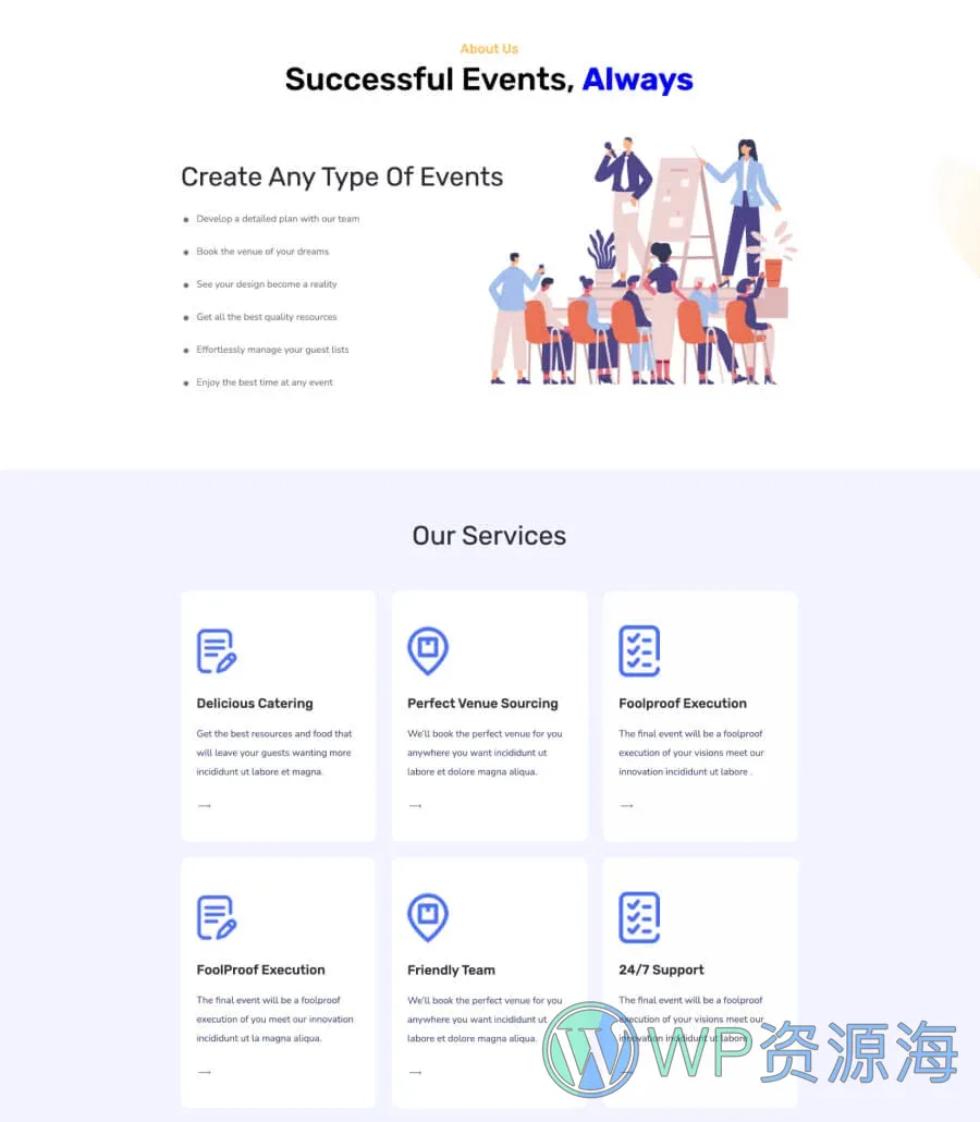 EvenTor About Page For Gutenberg