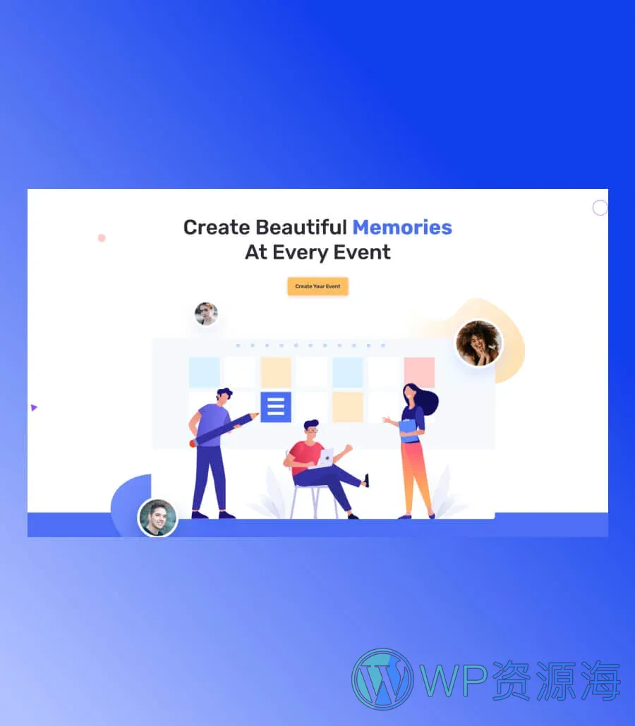 EvenTor Events Page For Gutenberg